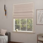 Modern Roman blind in matte smooth pastel light rose