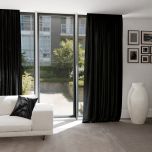 Glamour style drape plain black