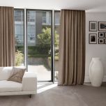 Blackout modern blackout curtain, matt, warm beige 