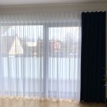 Subtle elegant white voile curtain 