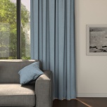 Modischer Verdunkelungsvorhang, Wohnzimmer, matt, hellblau