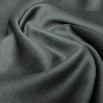 Blackout-Raffrollo in mattem Stahl